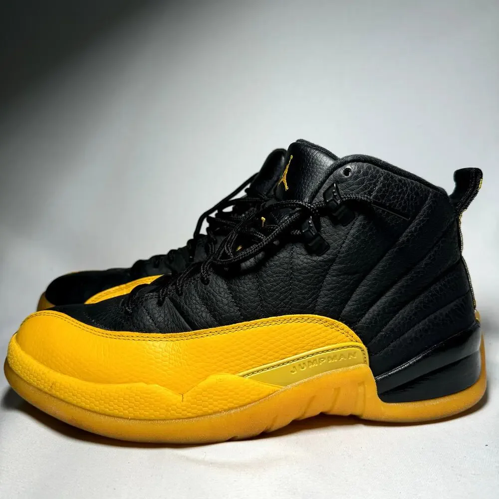 Size 9.5 - Nike Air Jordan 12 Retro University Gold Men's Shoes